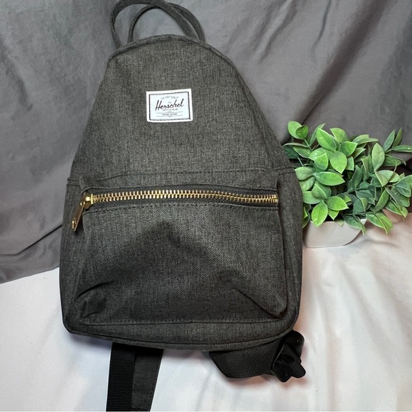 Herschel Dark Grey Mini Backpack - Picture 1 of 10